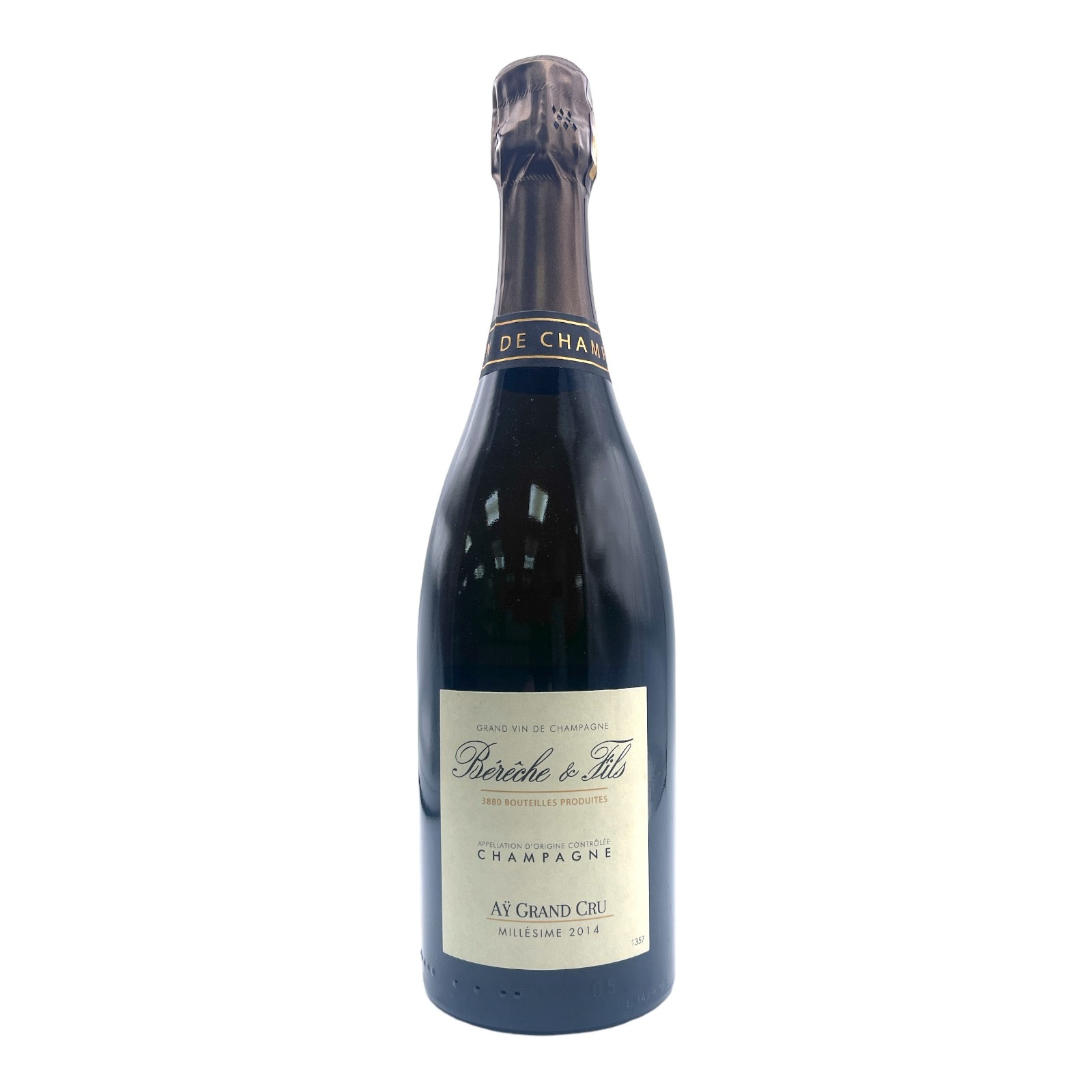 BERECHE & FILS Ay Grand Cru Extra Brut Millesime 2014 Bottle Image