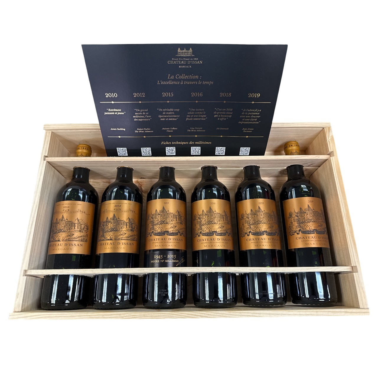 CHATEAU D'ISSAN 3eme Grand Cru Classe, Margaux 'Caisse Collection 2010, 2012, 2015, 2016, 2018, 2019' Image