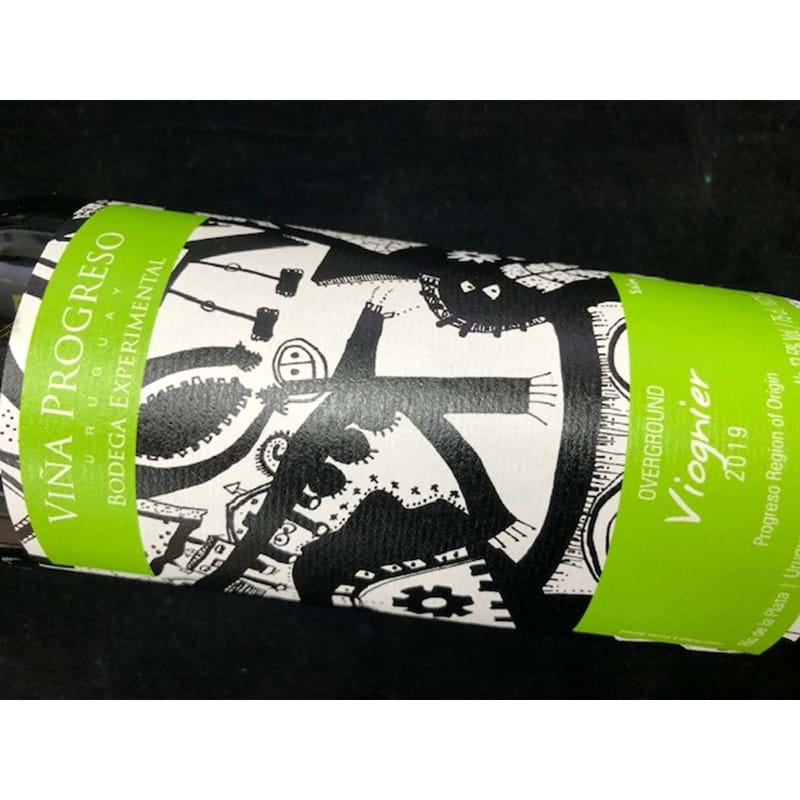 VINA PROGRESO Viognier, Overground Canelones 2019 Bottle (rtc) Image
