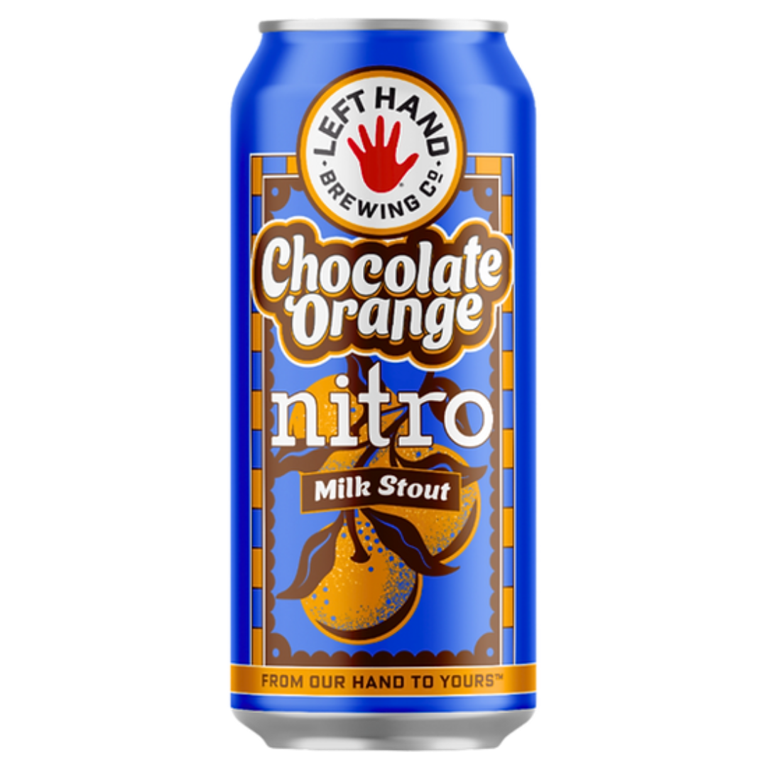 LEFT HAND BREWING CO. 'NITRO' Chocolate Orange Milk Stout CAN (404ml) 6%abv Image