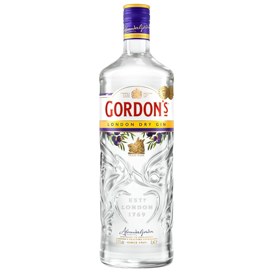 GORDONs Special London Dry Gin 'Yellow Label' Litre (100cl) 37.5%abv Image