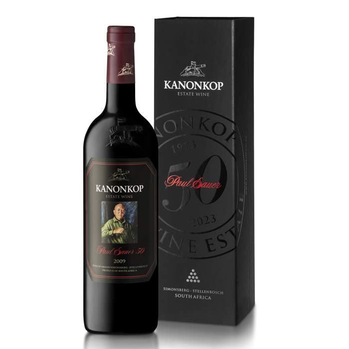 KANONKOP Limited Edition Paul Sauer 50 - Simonsberg, Stellenbosch 2009 Bottle in GIFT BOX Image