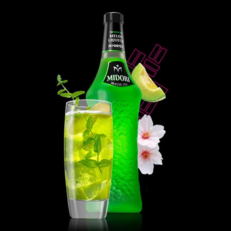 MIDORI Melon Liqueur from Japan Bottle (70cl) 20%abv Image