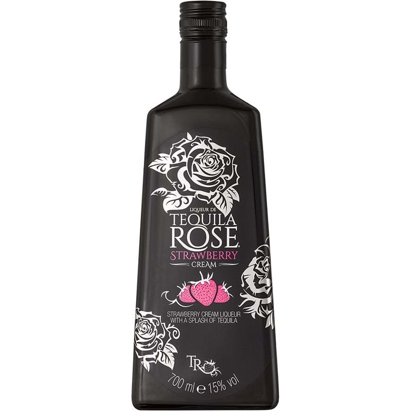 TEQUILA ROSE Strawberry Cream Liqueur w.Splash of Tequila Bottle (70cl) 15%abv Image