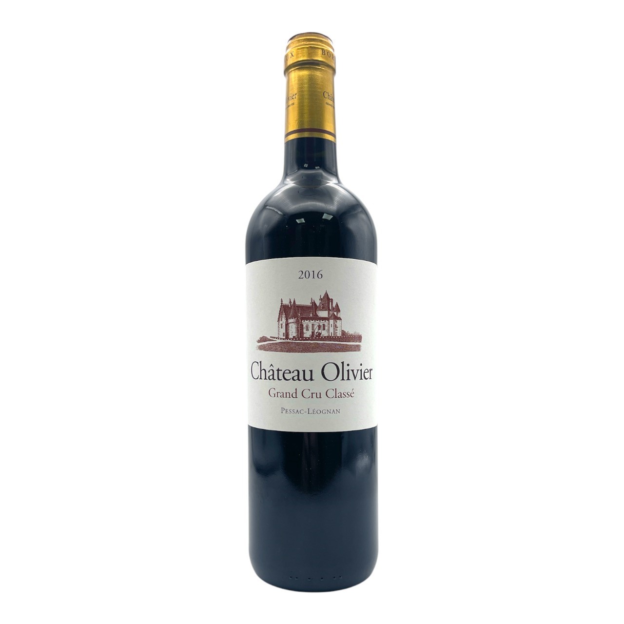 CHATEAU OLIVIER Rouge Grand Cru Classe de Graves, AOC Pessac-Leognan 2016 Bottle Image