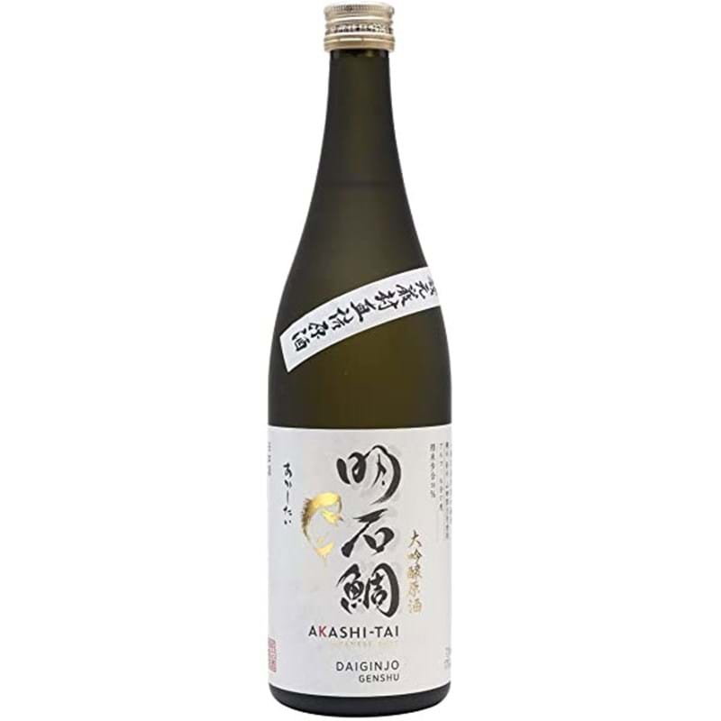 AKASHI-TAI Daiginjo, Genshu Japanese Sake Bottle (72cl) 17%abv (rtc) Image
