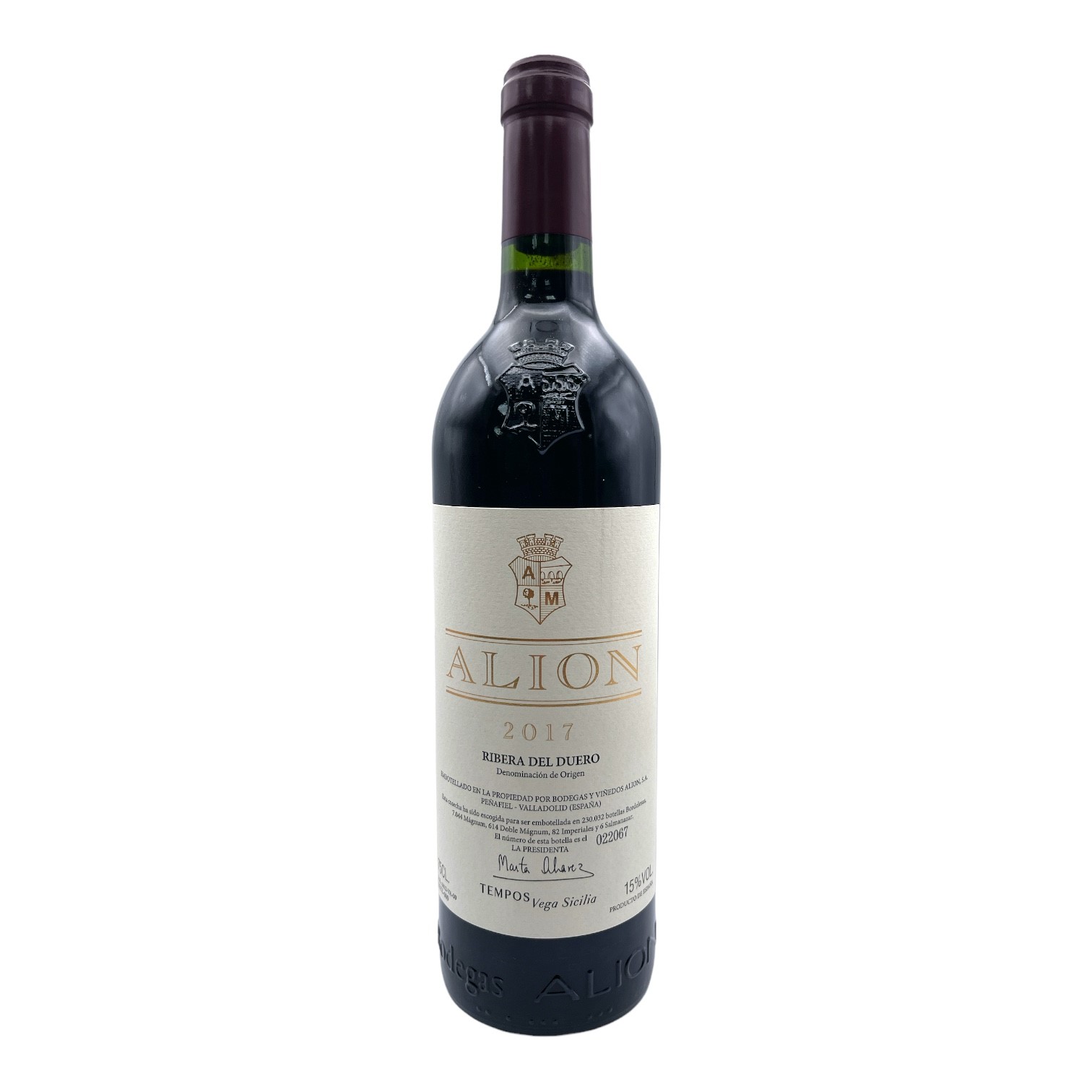 ALION Tempos Vega Sicilia - Ribera del Duero 2017 Bottle Image