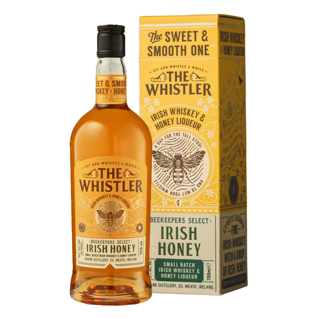 THE WHISTLER WHISKY Irish Honey 'Beekeeper's Select' Bottle (70cl) 33%abv Image