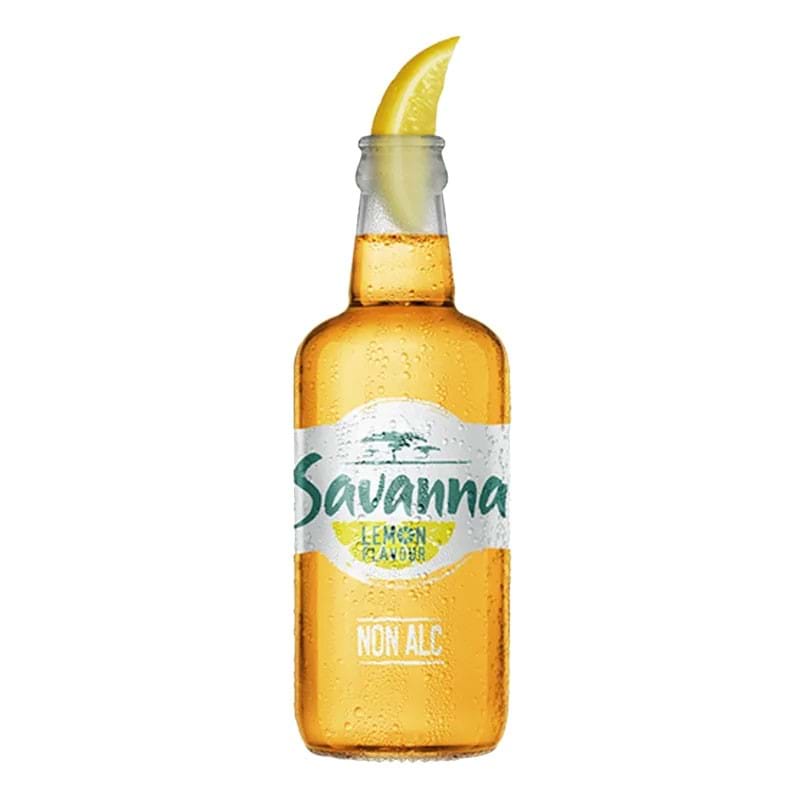SAVANNA Alcohol-Free Cider from South Africa CASE x 24 Bottles (330ml) 0%abv (los) (BBE 08/25) (los) Image