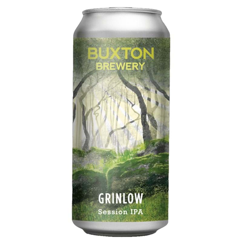 BUXTON Grinlow Session IPA CAN (440ml) 4.6%abv - VGN (BBE 18.09) Image