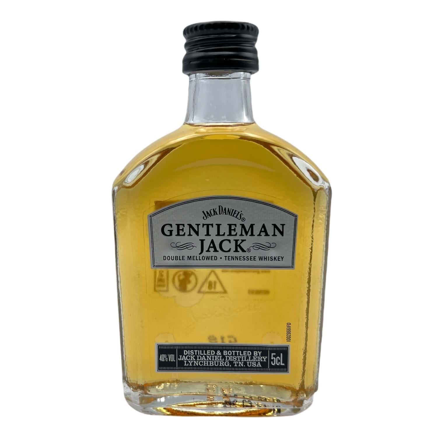 JACK DANIEL\'S \'Gentleman Jack\' Rare Double Mellowed Tennesse Whiskey  Miniature (5cl) 40%abv - Dunells