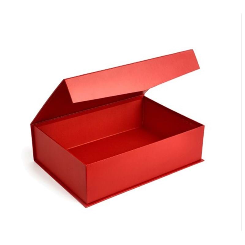 Large Red Cardboard Gift Box (with magnetic lid) Each - GP070 (los) Image
