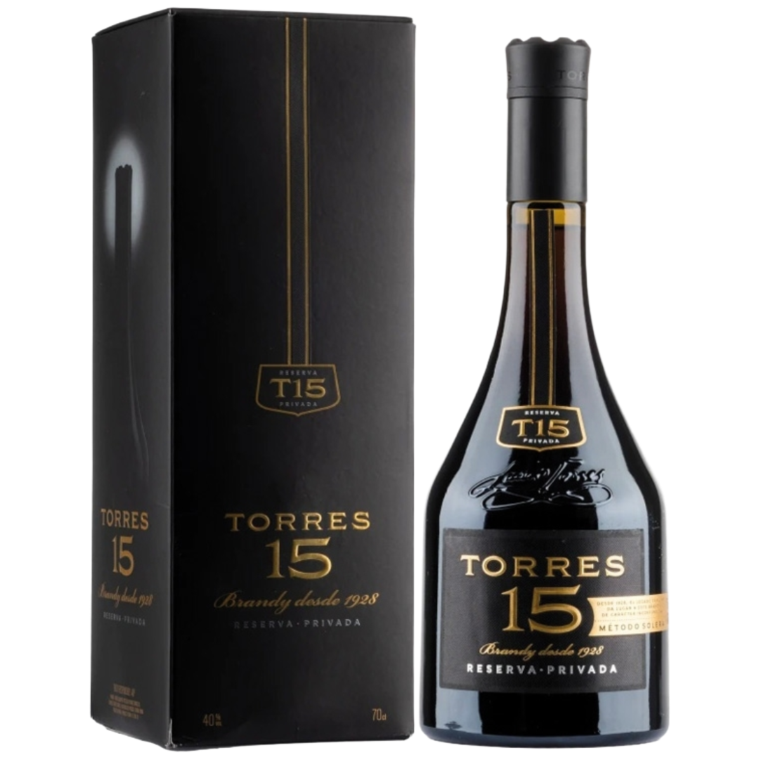 TORRES 15 Reserva Privada Imperial Spanish Brandy - Penedes, Spain Bottle (70cl) 40%abv Image