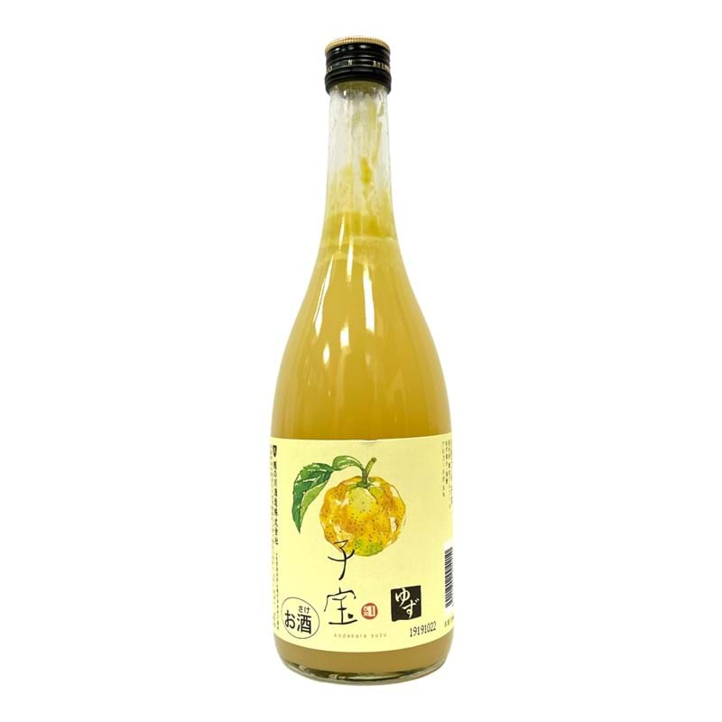 TATENOKAWA Kodakara Yuzushu Yuzu Sake Bottle (72cl) 9.5%abv Image