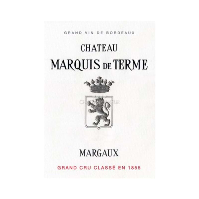 CHATEAU MARQUIS DE TERME 4eme Cru Classe 2020 Wooden Case x 6 Bottles - PRE-RELEASE Image