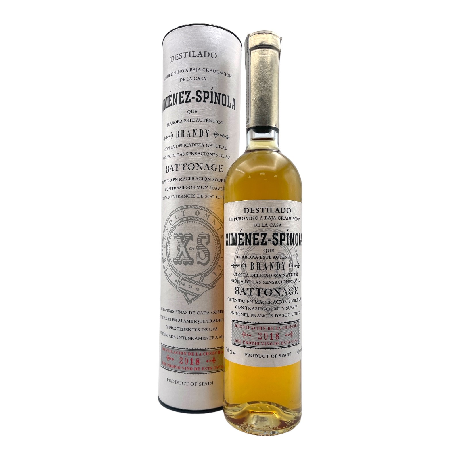 XIMENEZ-SPINOLA Battonage Brandy 2018 - Andalucia, Spain Bottle (70cl) 40%abv Image