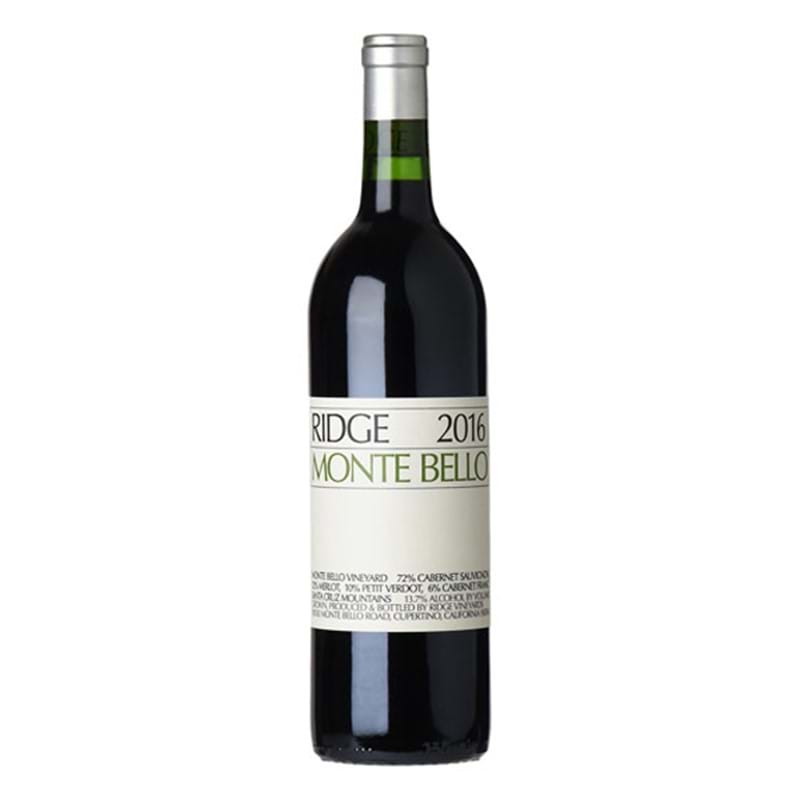 RIDGE Monte Bello 2016 Bottle - NO DISCOUNT Image
