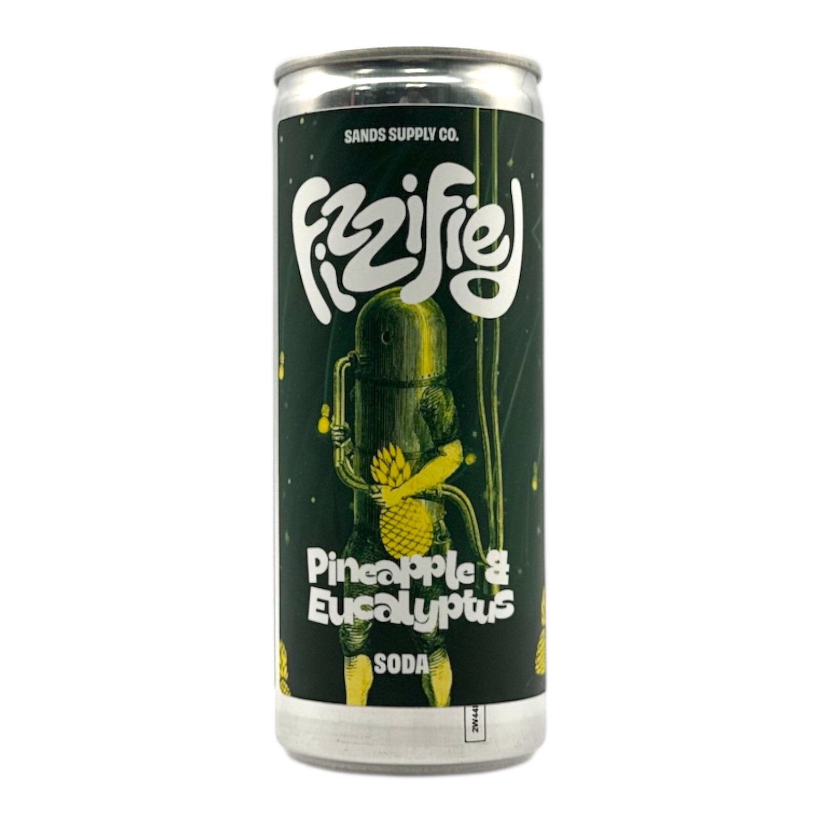 FIZZIFIED Pineapple & Eucalyptus Soda by Sands, Jersey - Can (25cl) Image