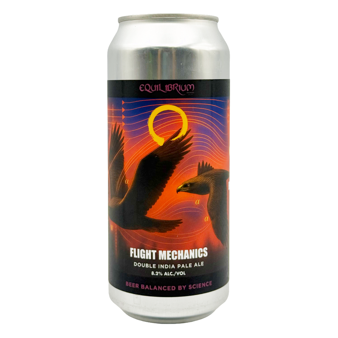 EQUILIBRIUM x BEAK BREWERY 'Flight Mechanics' Double Indian Pale Ale CAN (473ml) 8.2%abv Image