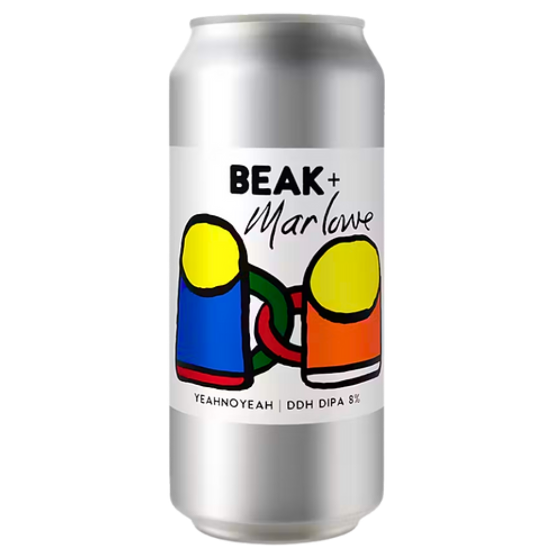 BEAK BREWERY X MARLOWE ALES 'Yeahnoyeah' DDH DIPA CAN (440ml) 8%abv Image