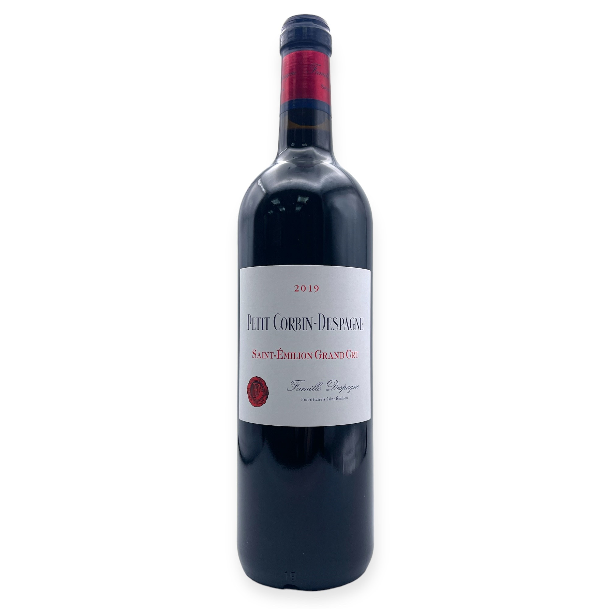PETIT CORBIN-DESPAGNE 2nd wine of Ch. Grand Corbin-Despagne, Saint-Emilion 2019 Bottle ORG Image