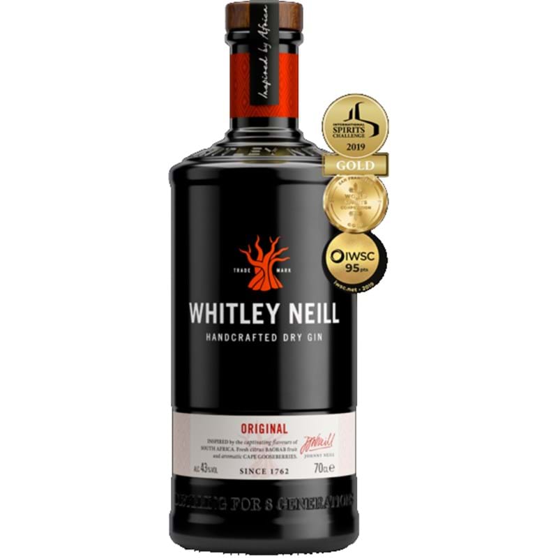 WHITLEY NEILL Handcrafted Dry Gin Original Bottle (70cl) 43%abv Image