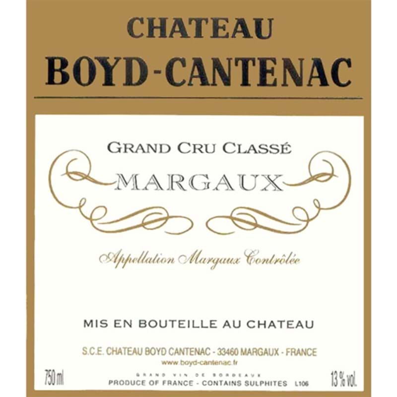 CHATEAU BOYD-CANTENAC 3eme Cru Classe 2020 Wooden Case x 6 Bottles - PRE-RELEASE Image