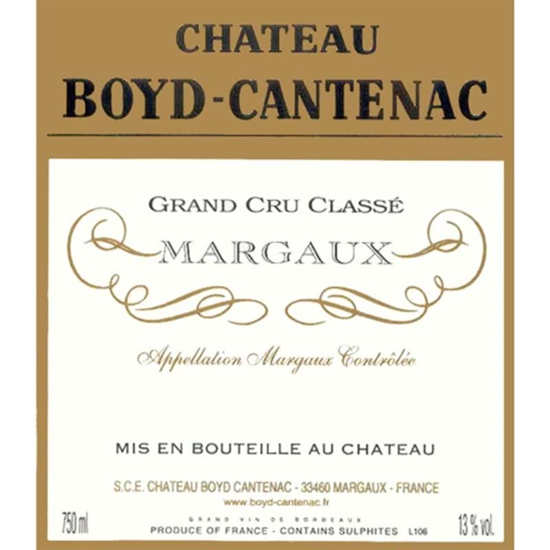 CHATEAU BOYD-CANTENAC 3eme Cru Classe 2020 Wooden Case x 6 Bottles - PRE-RELEASE Image