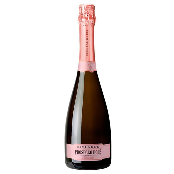 BISCARDO Prosecco ROSE Spumante, Millesimato Mabis 2022/23/24 Bottle Image