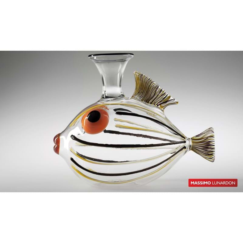 MASSIMO LUNARDON Decanter 'Cardinal Fish' Cardinale (IT-291) Image