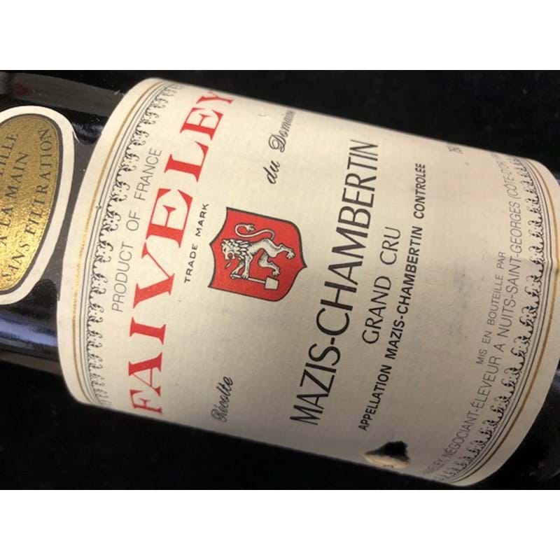 DOMAINE FAIVELEY Mazis-Chambertin Grand Cru 1996 Bottle - NO DISCOUNT Image