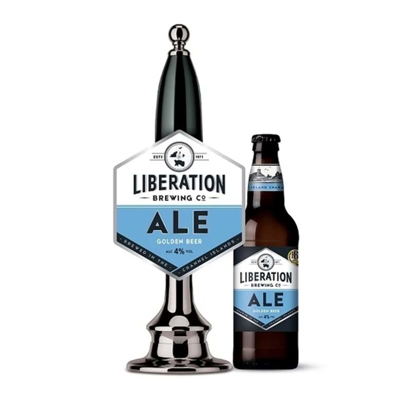 JERSEY BREWERY Liberation Ale CASE x 8 Bottles (500ml) 4%abv Image