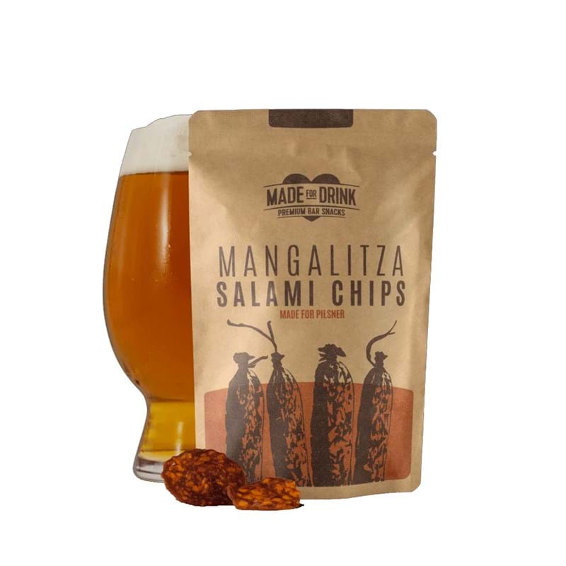 MADE FOR DRINKS Mangalitza Salami Chips 30g Bag Image
