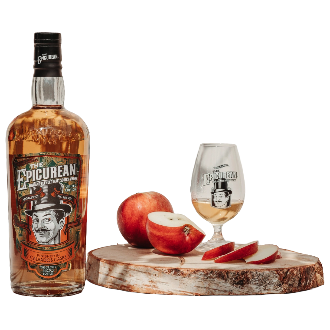 DOUGLAS LAING 'The Epicurean Calvados Edition' Lowland Blended Malt Scotch Whisky Bottle (70cl) 48%abv (los) Image