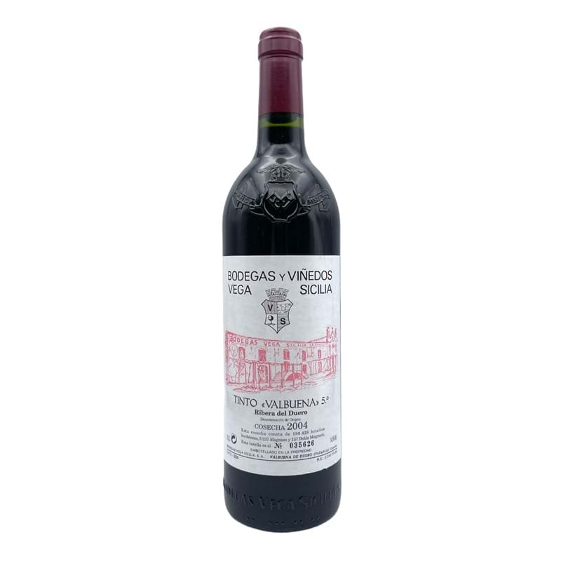 VEGA SICILIA Valbuena 5 Ribera del Duero 2004 Bottle - NO DISCOUNT Image