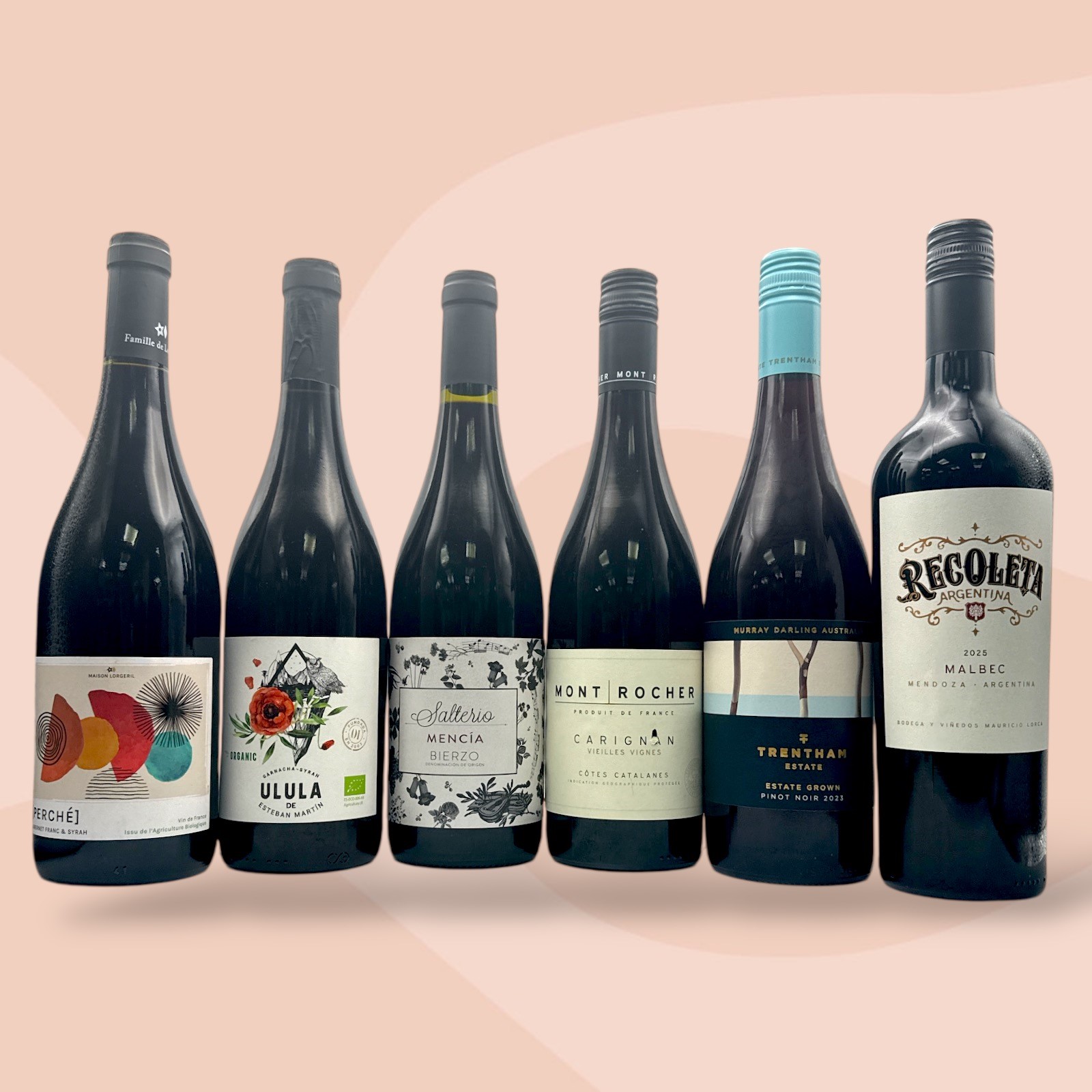 DUNELL'S WINE SELECTION 6 'Easy Drinking Reds' No.03 Mixed Case x 6 Bottles Image