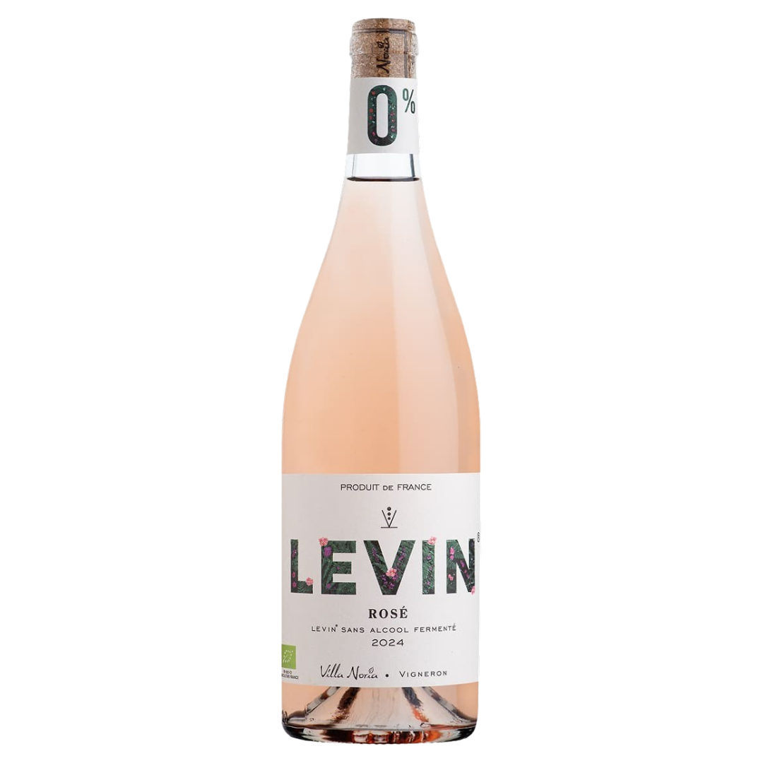 VILLA NORIA 'Levin' Non-Alcoholic Rose - Coteaux de Languedoc 2024 Bottle ORG/VGN Image