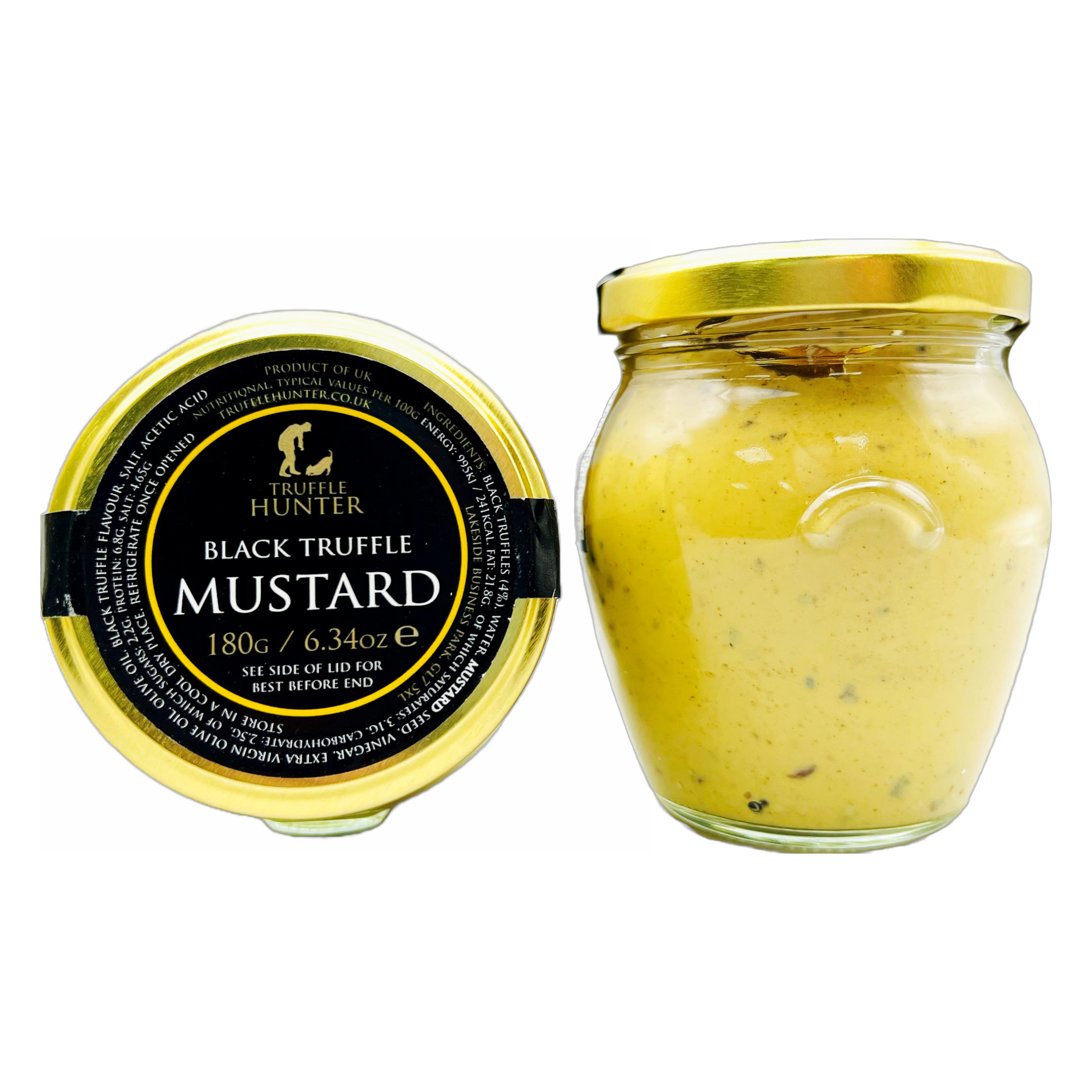 TRUFFLE HUNTER Black Truffle Mustard 180g Jar Image