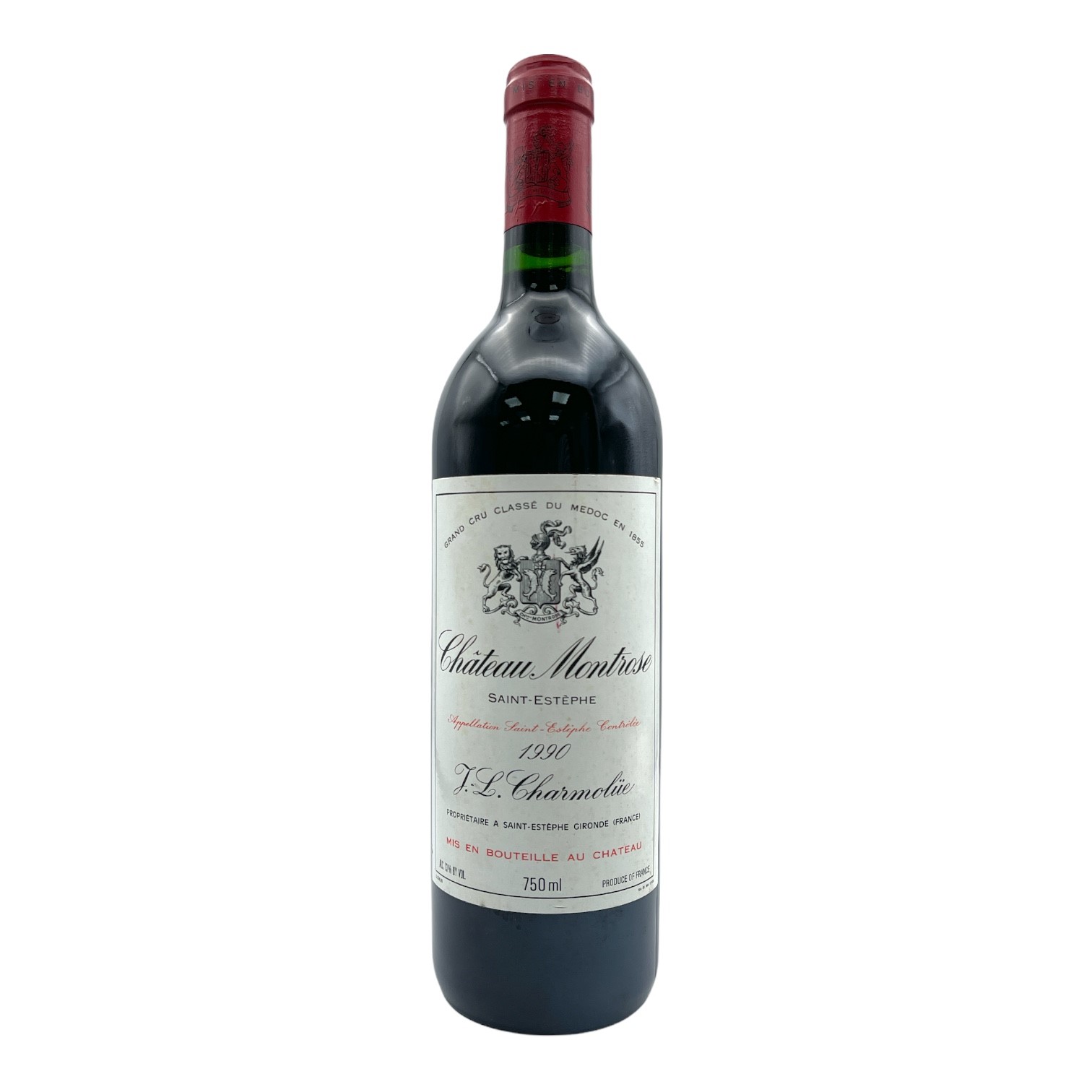 CHATEAU MONTROSE 2eme Grand Cru Classe, Saint-Estephe 1990 Bottle Image