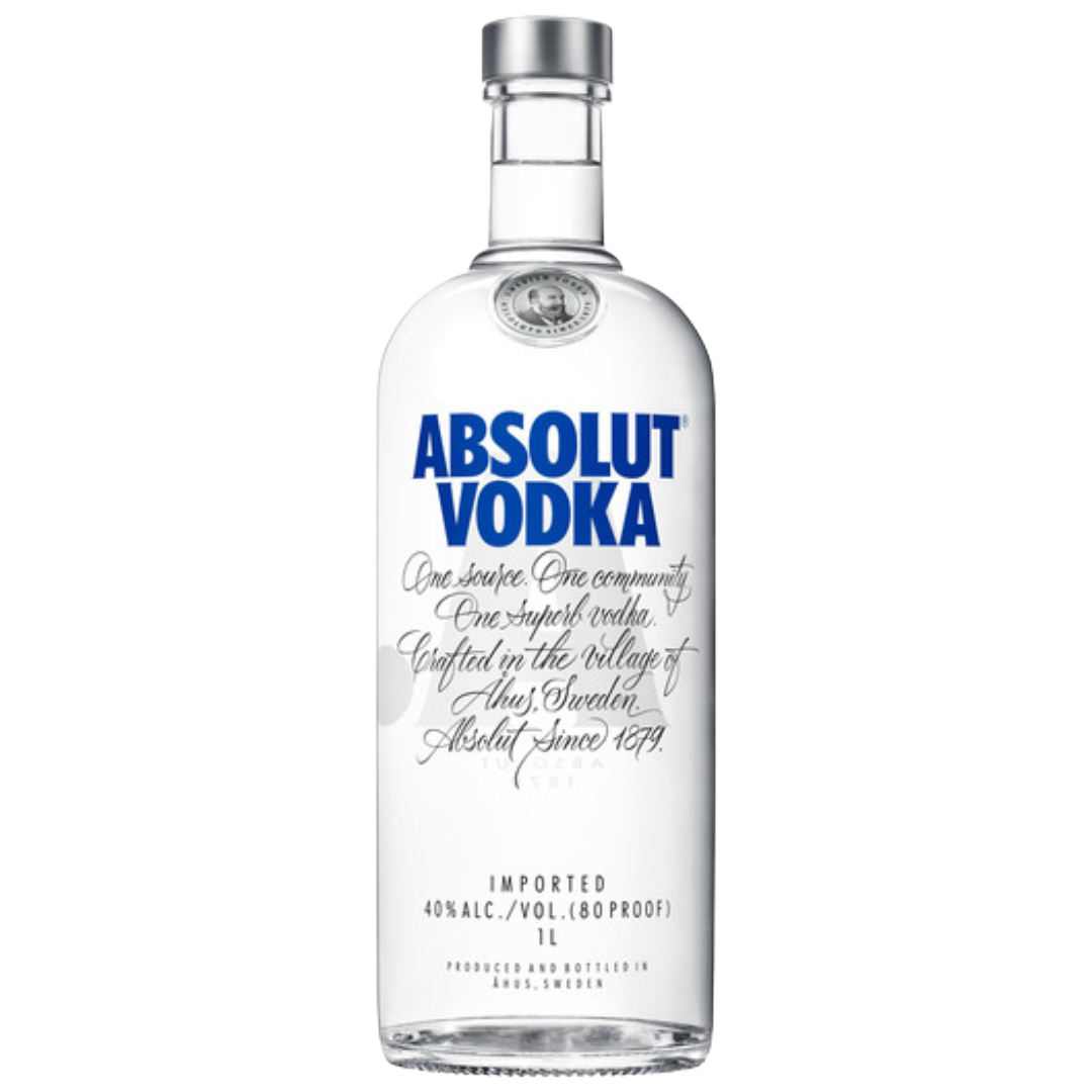 ABSOLUT Blue Swedish Vodka Litre (100cl) 40%abv Image