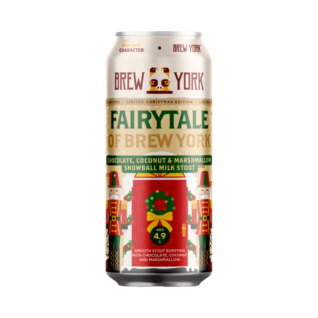 BREW YORK 'Fairytale of Brew York' Chocolate Snowball Milk Stout Can (440ml) 4.9%abv Image