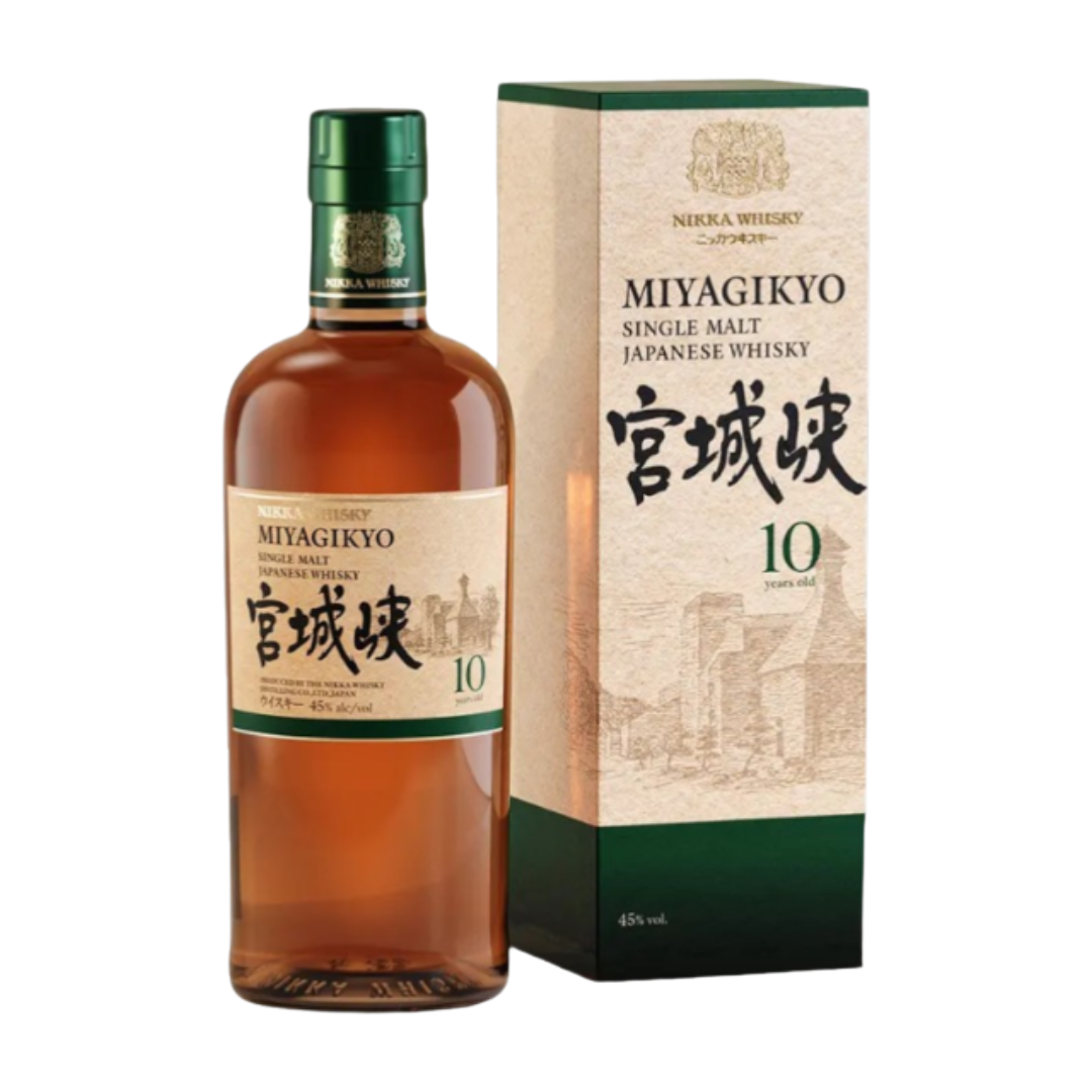 NIKKA 'Miyagikyo' 10 Year Old Single Malt Japanese Whisky Bottle (70cl) 45%abv Image