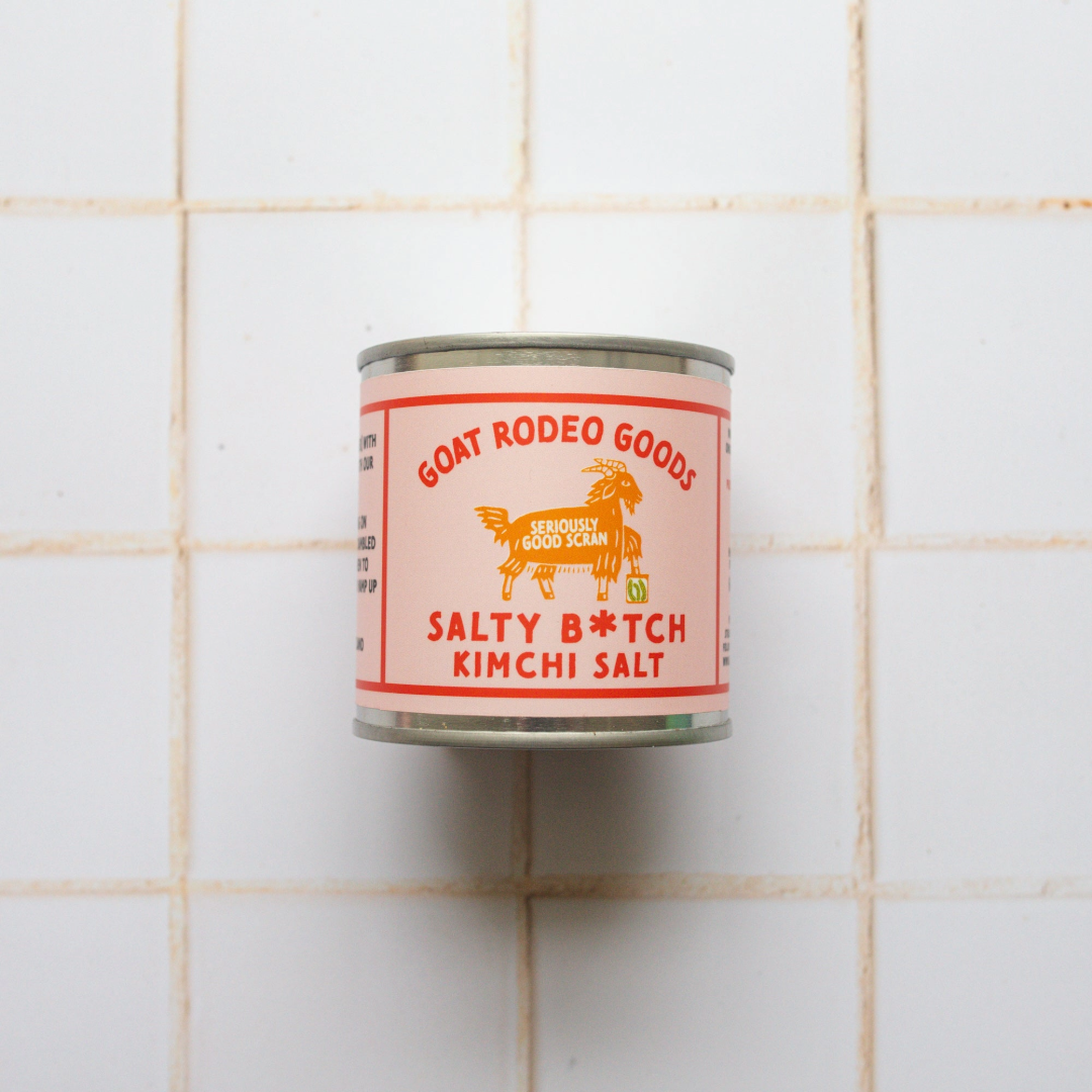GOAT RODEO GOODS 'Salty B*tch' Kimchi Salt Spice Blend Tin (65g) Image