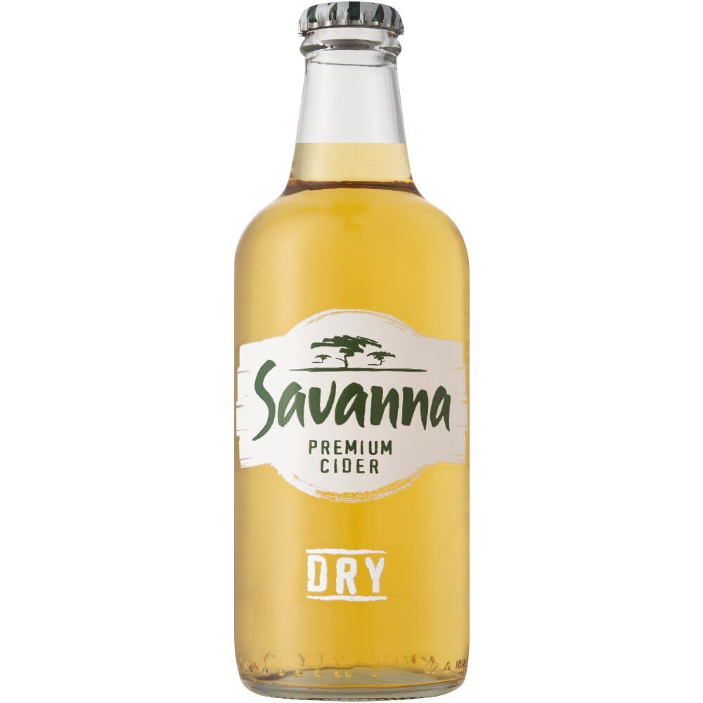 SAVANNA Premium Dry Cider from South Africa CASE x 24 Bottles (330ml) 6%abv Image