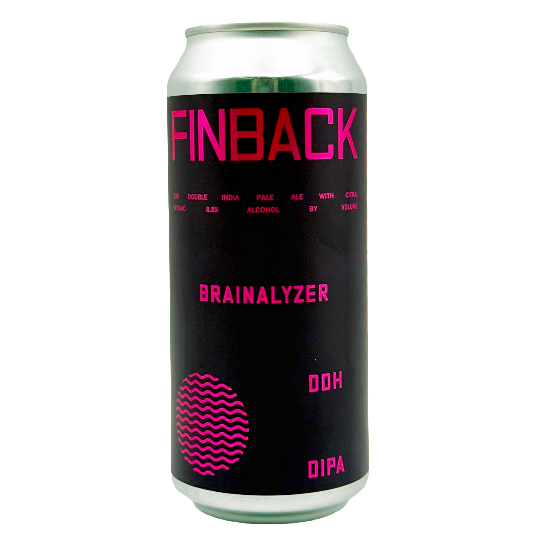 FINBACK BREWERY 'Brainalyzer' Double Indian Pale Ale (DIPA) CAN (473ml) 8.8%abv Image
