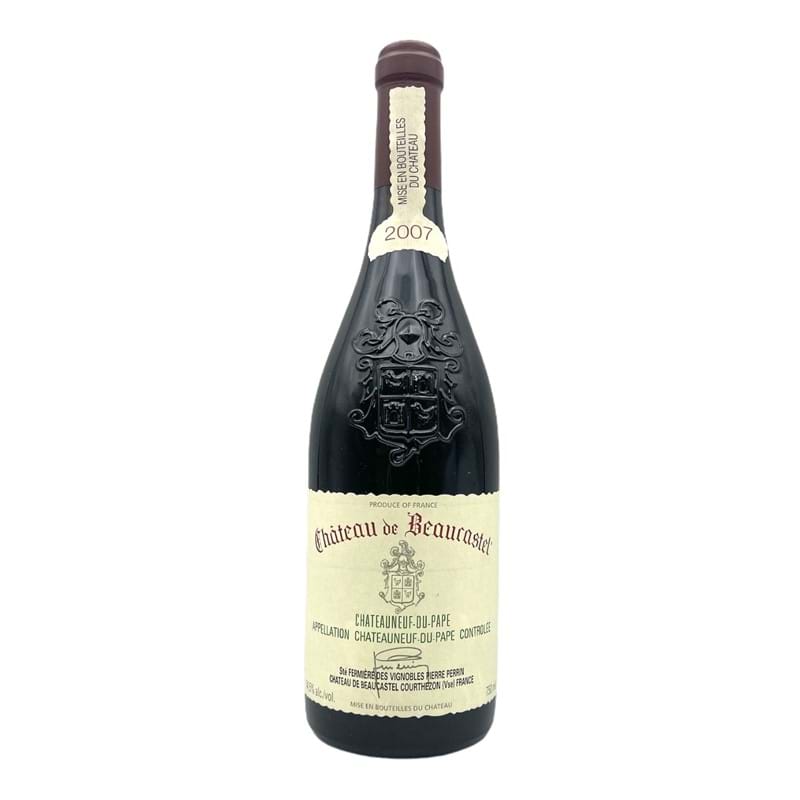 CHATEAU DE BEAUCASTEL Chateauneuf-du-Pape Rouge 2007 Bottle/nc - NO DISCOUNT Image