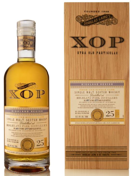 DOUGLAS LAING XOP Xtra Old Particular Highland Park 25 Year Old Orkney Malt (Distilled September 1997) Image