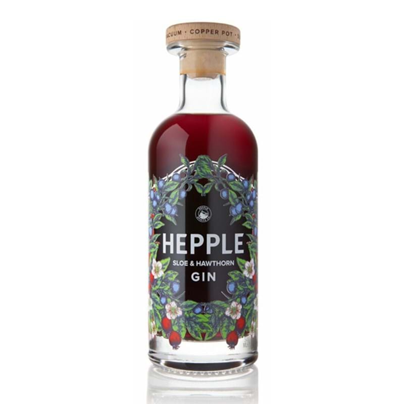 HEPPLE Sloe and Hawthorn Gin HALF LITRE (50cl) 30%abv Image