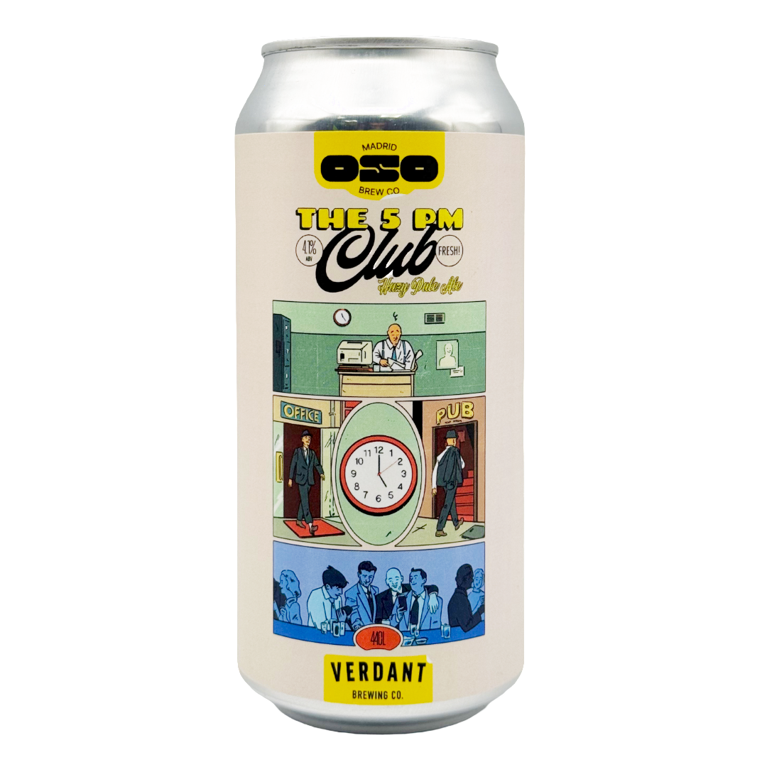 OSO X VERDANT 'The 5pm Club' Hazy Pale Ale CAN (440ml) 4.1%abv Image