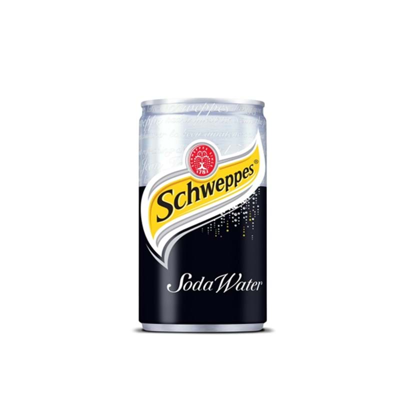 SCHWEPPES Soda Water CASE x 24 Cans (150ml) Image